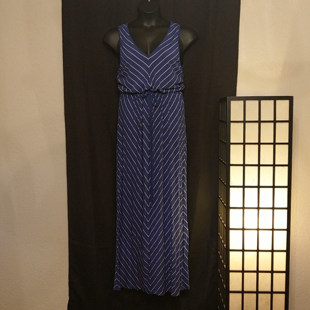 Merona Striped Maxi Dress